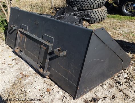 bobcat skid steer snow buckets|60 inch skid loader bucket.